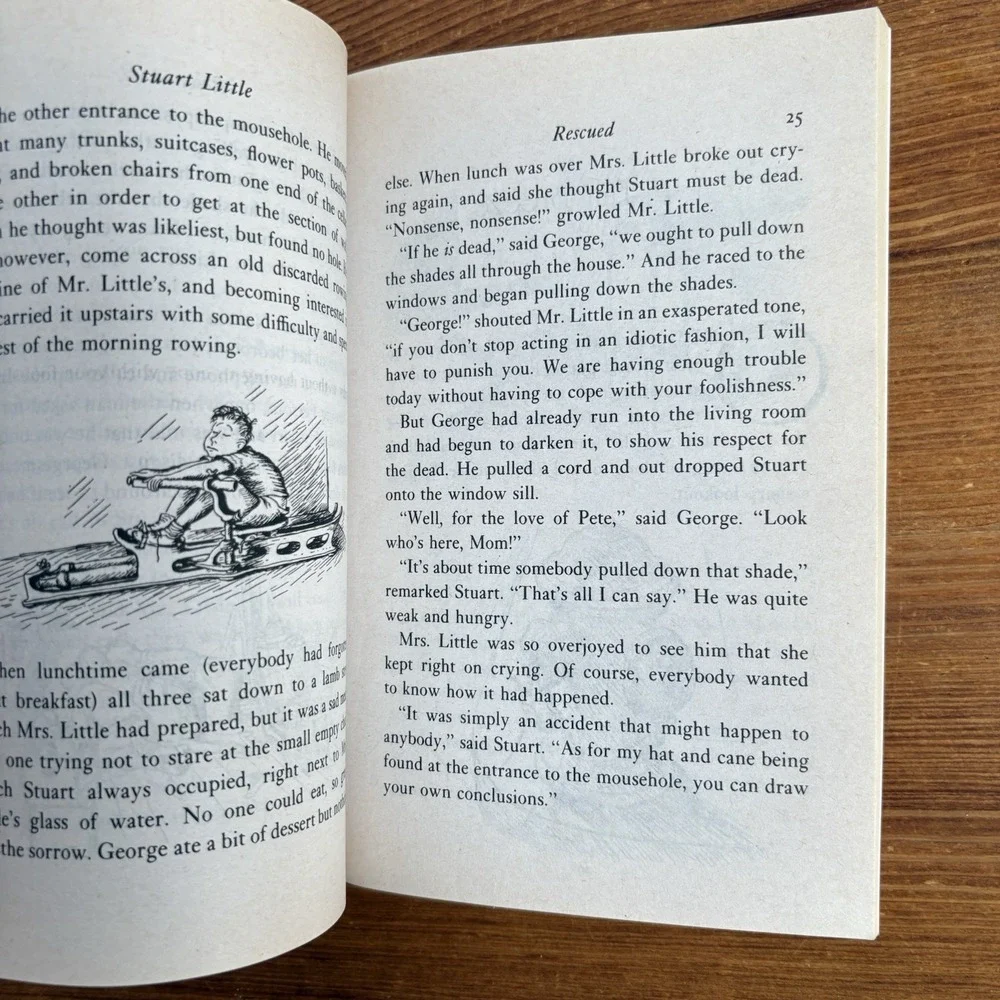 Stuart Little 75th Anniversary Trade Paperback E. B. White Illus Garth Williams